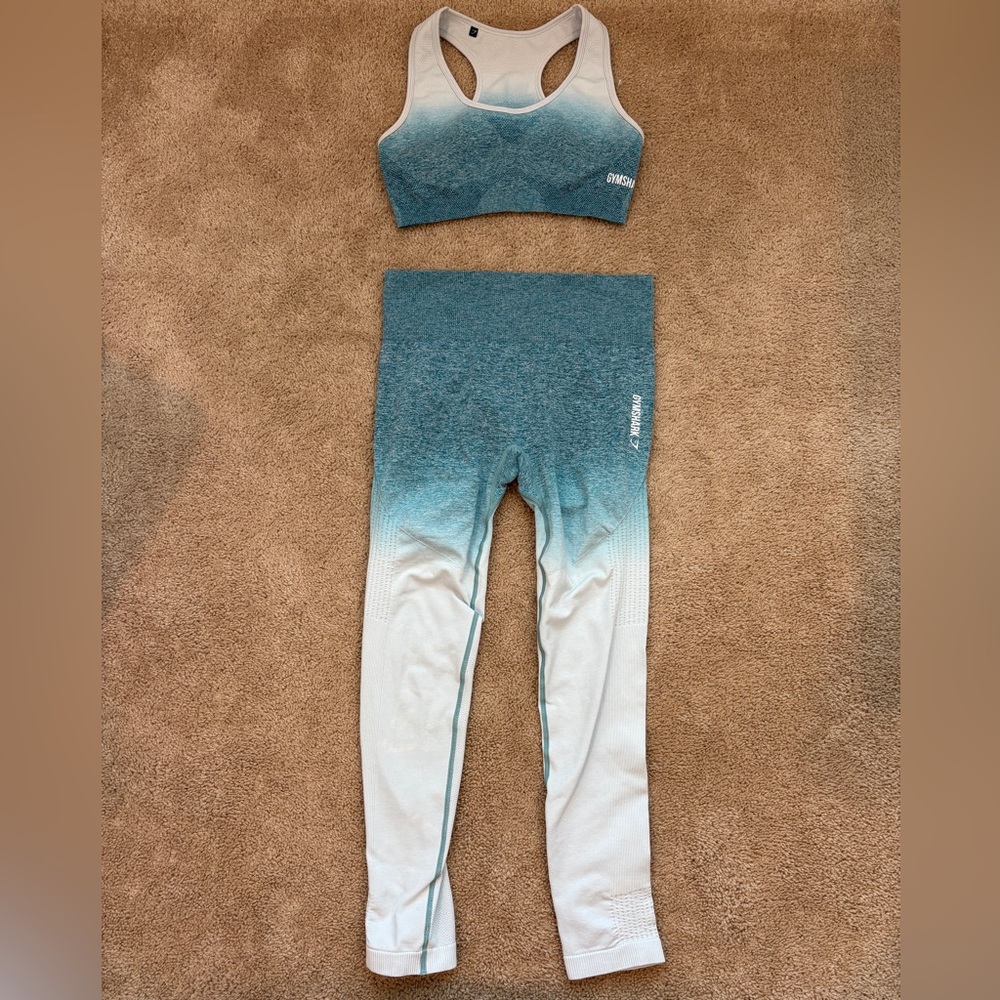 GYMSHARK ombré set size M